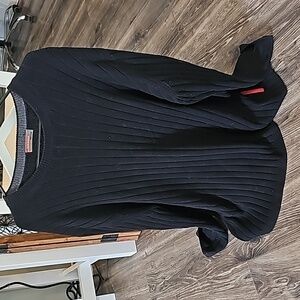 Prada Mens 2XL black sweater